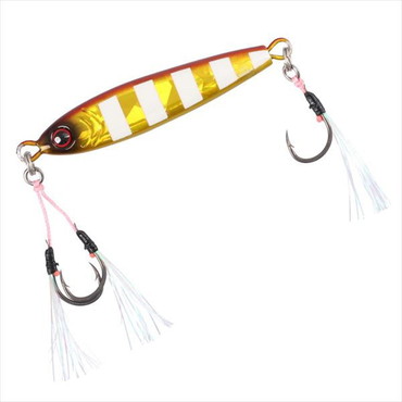 ダイワ メタルジグ ソルティガCVジグSLJ 80g CHアカキンゼブラ