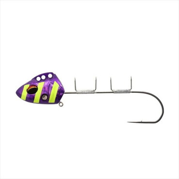 ダイワ 仕掛け 船タチウオテンヤSS40 AH(AutoHooking)ミドルフック ホロ紫イエローグローゼブラ