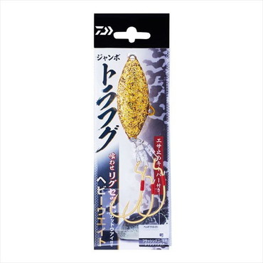 ダイワ 仕掛け ジャンボトラフグ 喰わせリグセット Kアイ付3本 HW(ヘビーウエイト)80号 フラッシングゴールドジャンジャンラメ