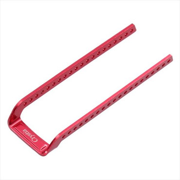 ダイワ クリスティア ワカサギ ふんばるレッグプレート ロング レッド