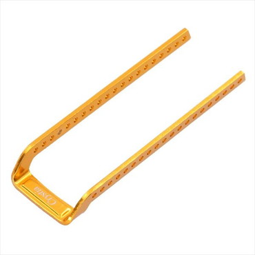 ダイワ クリスティア ワカサギ ふんばるレッグプレート ロング ゴールド