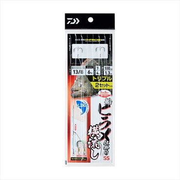 ダイワ 仕掛け 船ヒラメ仕掛けSS 横流し LBG トリプル13/8-6