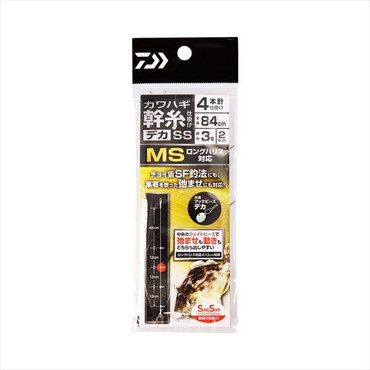 ダイワ 仕掛け カワハギ幹糸仕掛 デカSS MS 4本3号