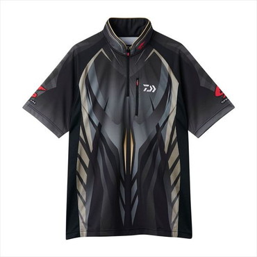 ダイワ ウェア DE-7125 スペシャルハーフスリーブシャツ マスターブラック 2XL