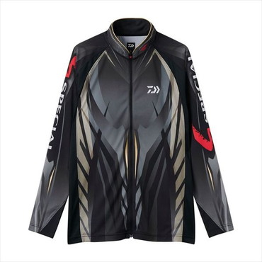 ダイワ ウェア DE-7225 スペシャルロングスリーブフルジップシャツ マスターブラック M