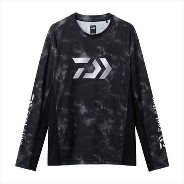 ダイワ ウェア DE-3826 ロングスリーブゲームシャツ ブラックヘイズカモ 3XL