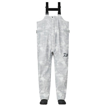 ダイワ レインウェア DR-6226P PUオーシャンレインサロペット ホワイトヘイズカモ M