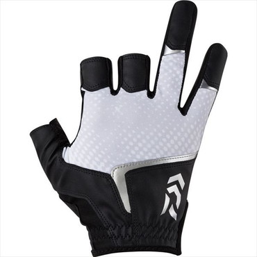 ダイワ 手袋 DG-2026 パッド付グローブ 3本カット ホワイトヘイズカモ M