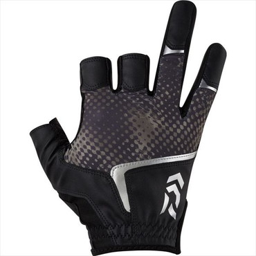 ダイワ 手袋 DG-2026 パッド付グローブ 3本カット マルチヘイズカモ M