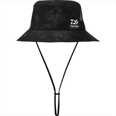 ダイワ 帽子 DC-4226 ハーフメッシュバケットハット ブラックヘイズカモ フリー