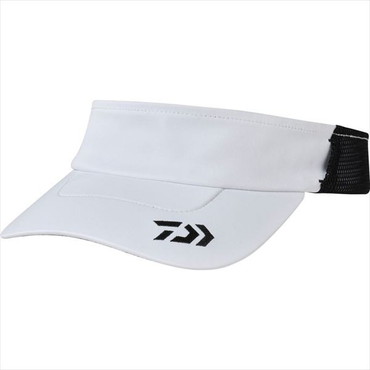 ダイワ 帽子 DC-7126 メッシュサンバイザー ホワイト フリー