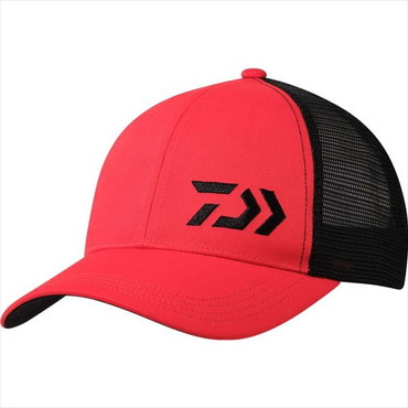 ダイワ 帽子 DC-6326 ハーフメッシュキャップ レッド フリー