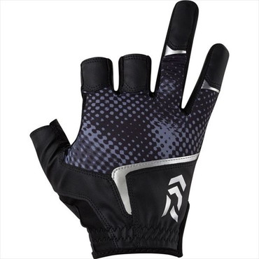 ダイワ 手袋 DG-2026 パッド付グローブ 3本カット ブラックヘイズカモ 2XL