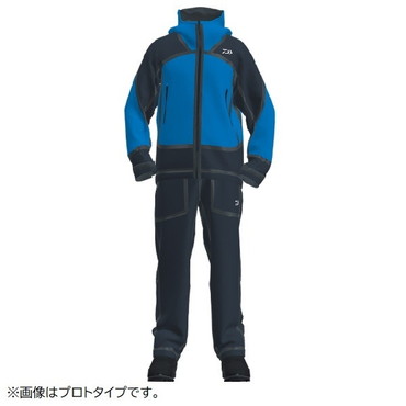 ダイワ レインウェア DR-2326 スプレーガードレインスーツ マリンブルー 2XL