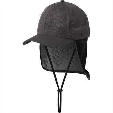ダイワ 帽子 DC-7826 ドットエア シェードキャップ チャコール フリー