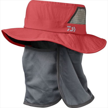 ダイワ 帽子 DC-7726 フルシェードハット ボルドー フリー