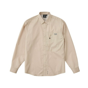 ダイワ ウェア DE-5126 Pertex ロングスリーブシャツ クリームベージュ M