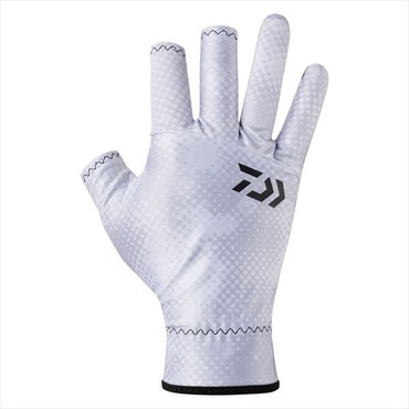 ダイワ 手袋 DG-8226 フラットパームレスグローブ ホワイトヘイズカモ M