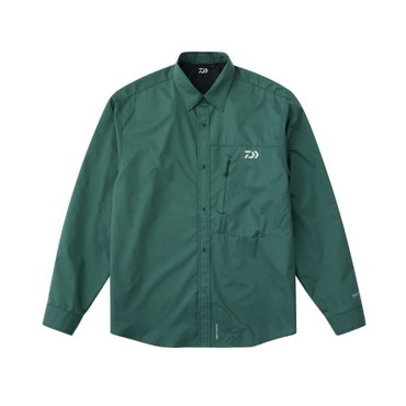 ダイワ ウェア DE-5126 Pertex ロングスリーブシャツ ダルグリーン 2XL