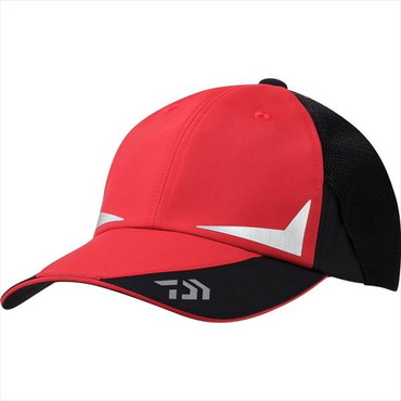 ダイワ 帽子 DC-3126 ハーフメッシュタフキャップ レッド フリー