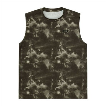 ダイワ ウェア DE-9626 スリーブレスシェードシャツ マルチヘイズカモ L