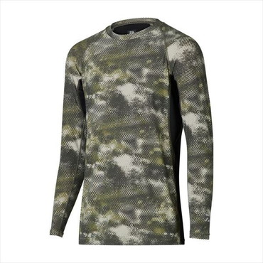 ダイワ インナー DU-6021S アイスドライ(ICEDRY) クルーネックアンダーシャツ マルチヘイズカモ XL