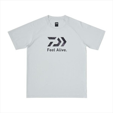 ダイワ ウェア DE-3925 Feel Alive ドライTシャツ ライトグレー L