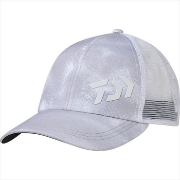 ダイワ 帽子 DC-6624 3Dロゴハーフメッシュキャップ ホワイトヘイズカモ フリー