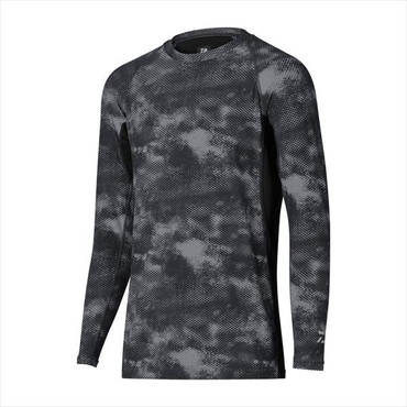 ダイワ インナー DU-6021S アイスドライ(ICEDRY) クルーネックアンダーシャツ ブラックヘイズカモ M