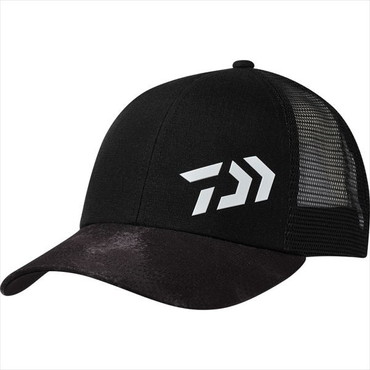 ダイワ 帽子 DC-6624 3Dロゴハーフメッシュキャップ ブラックヘイズカモ フリー