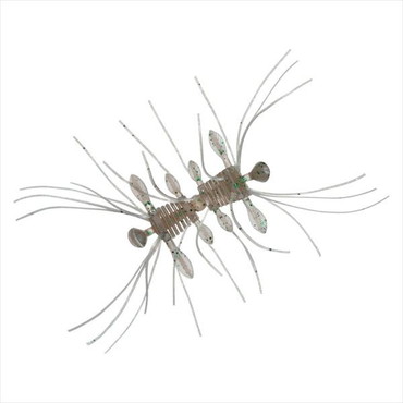 ダイワ ワーム スティーズ クアッドフォーゼ テナガグリーンフレーク