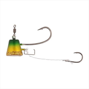 ダイワ テンヤ 紅牙タイテンヤSS TG エビロック3 8号緑金/JJラメ