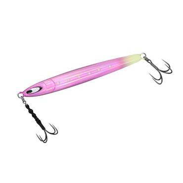 ダイワ メタルジグ 鏡牙ジグ セミロング-QH130 ピーチグローケイムラSP