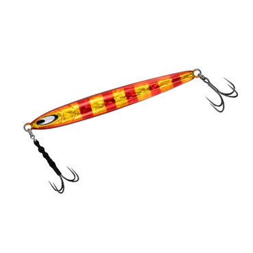 ダイワ メタルジグ 鏡牙ジグ セミロング-QH160 赤金ときわゼブラ