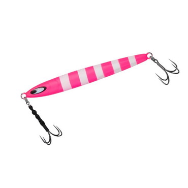 ダイワ メタルジグ 鏡牙ジグ セミロング-QH200 マットピンクゼブラ