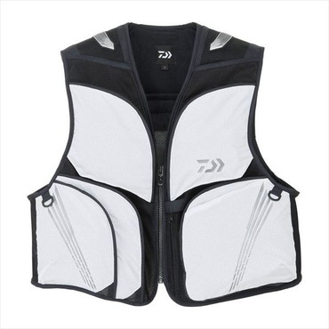 ダイワ フィッシングベスト DV-2126 クールショートベスト ライトグレー M