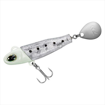 ダイワ ワーム MGリトルスピン5g 夜光メッキシラス