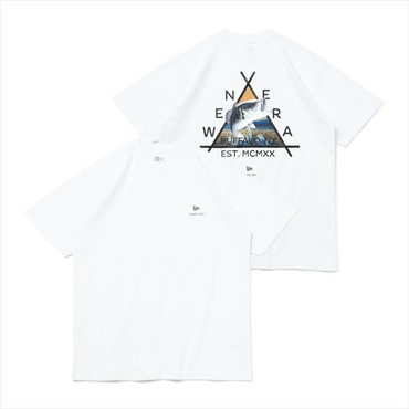 ニューエラジャパン ウェア 半袖 コットン Tシャツ Angler Collection ブラックバス ホワイト XL