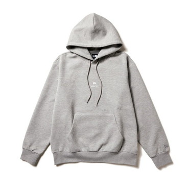 ニューエラジャパン ウェア ライト テック スウェット プルオーバーフーディー アングラーコレクション ブラックバス グレー M