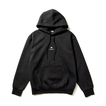 ニューエラジャパン ウェア ライト テック スウェット プルオーバーフーディー アングラーコレクション ブラックバス ブラック M