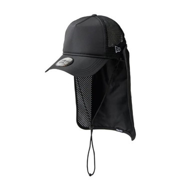 ニューエラジャパン 帽子 9FORTY A-Frame トラッカー サンシェード Utility Collection Tech Surf ブラック 56.8-60.6cm