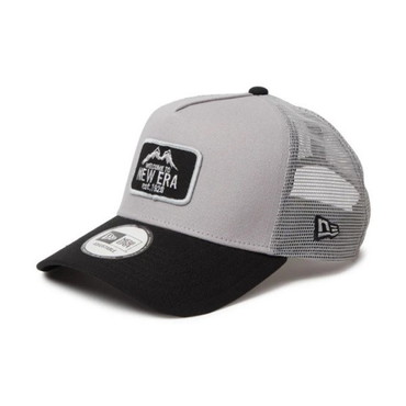 ニューエラジャパン 帽子 9FORTY A-Frame トラッカー Duck Canvas グレー ブラックバイザー グレー 56.8-60.6cm
