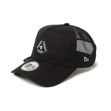 ニューエラジャパン 帽子 9FORTY A-Frame トラッカー Angler's Club 【ニューエラアウトドア】 ブラック 56.8~60.6cm