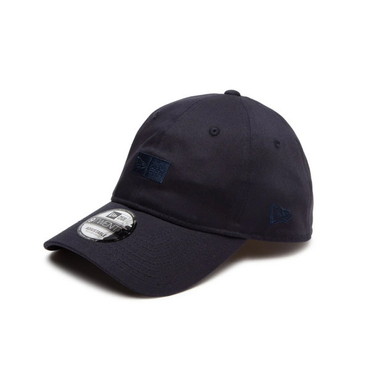 ニューエラジャパン 帽子 9TWENTY Stretch Cotton ボックスロゴ 【ニューエラアウトドア】 ネイビー L/XL(61cm-65cm)