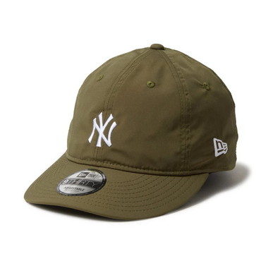 ニューエラジャパン 帽子 9THIRTY Tech Stretch SOLOTEX ECOPET ニューヨーク・ヤンキース オリーブ SM 55.0cm～59.0cm