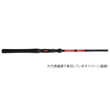 ハイドアップ バスロッド マッカ レッド HUMRC-60MLG (ベイト 1ピ-ス)