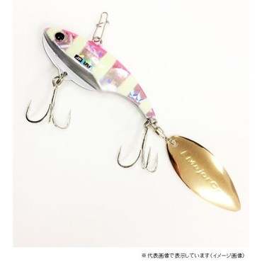 メジャークラフト ジグパラ スピン JP SPIN-40g #026ゼブラピンク