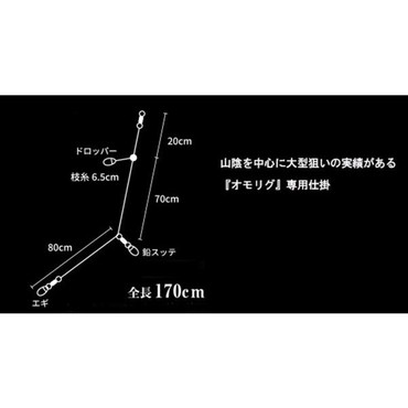 クレイジーオーシャン 仕掛け MT-OM イカメタル仕掛 オモリグ