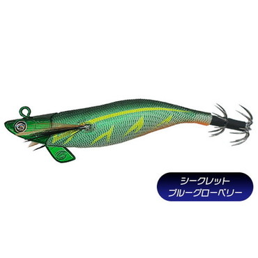 クレイジーオーシャン エギ ティップランナーチビ 2.5号 #15 グリーン/グリーン