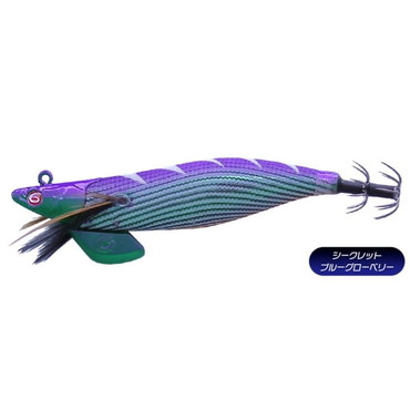 クレイジーオーシャン エギ ティップランナー 響 3号 #05 パープル/グリーン